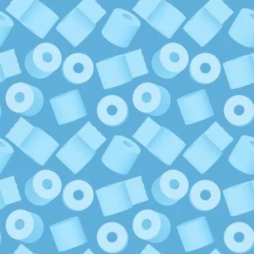 Toilet paper pattern Stock Illustration