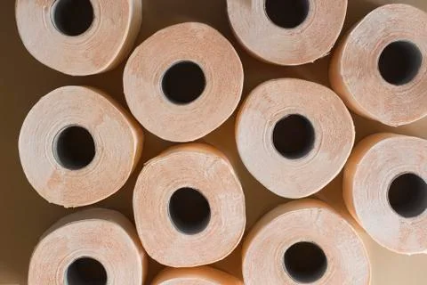 Toilet paper pattern Foto stock