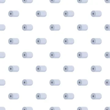 Toilet paper roll seamless pattern simple design Illustrazione stock