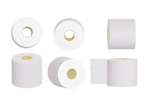 Toilet paper set Illustration