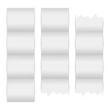 Toilet paper set Stock Illustration