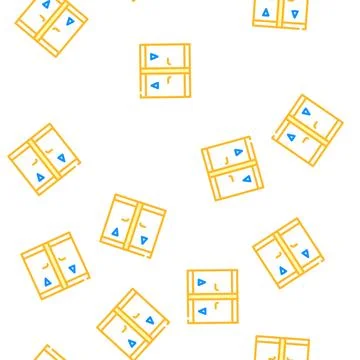 Toilet room vector seamless pattern Illustrazione stock