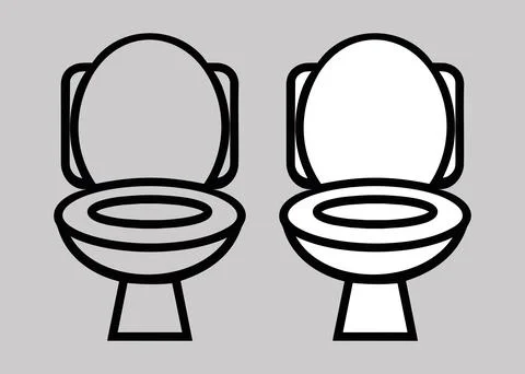 Toilet vector icon Stock Illustration