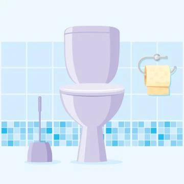 Toilet vector illustration Stock Illustration