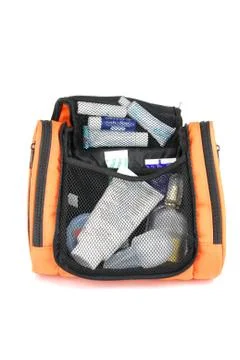 Toiletry bag Stock Photos