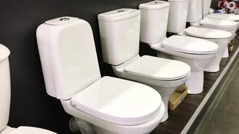Toilets in the store 스톡 동영상 257775893