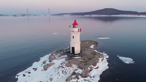 Tokarevsky lighthouse in the Eastern Bosphorus Strait Видео 127896385