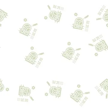 Token development ico glyph seamless pattern Illustrazione stock