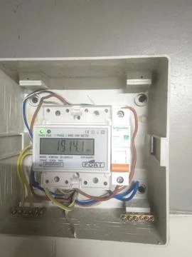 Token listrik Foto stock