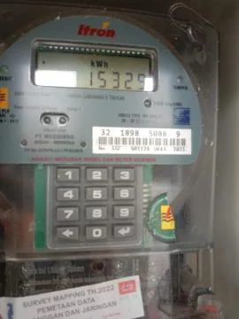 Token listrik 写真素材