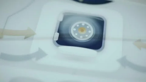 Token vault control secures digital credentials Stock Footage 346595711