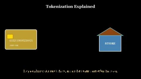 Tokenization Explained Stock Footage 338446543
