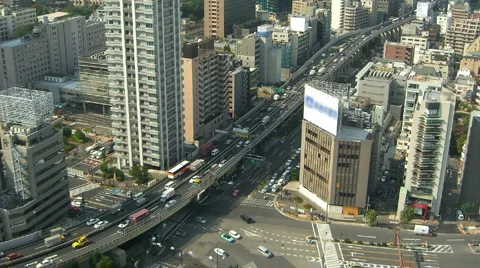 Tokyo from above Stock Footage 3376142