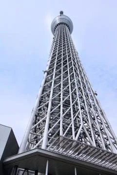 TOKYO - APRIL 13: Skytree Tower on April 13, 2012 in Tokyo. It is the second  Stock Photos