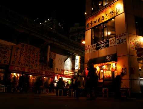 Tokyo Back Restaurants Stock Footage 4982722