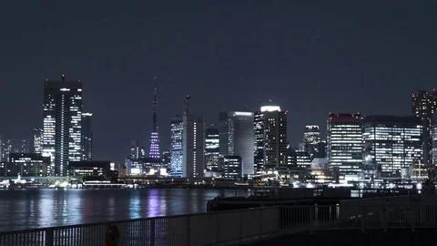 Tokyo Bay Area Stock Footage 85304101