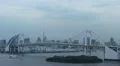 Tokyo Bay, Tokyo Tower, Minato, Aerial View of Tokyo Skyline, Rainbow Bridge HD Footage
