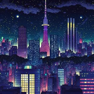 gucci on X: Overlooking the neon skyline against a starry night