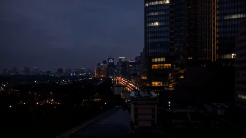 Tokyo City Timelapse Stock Footage 98112246