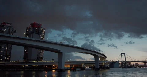 Tokyo cityscape in 4K Stock Footage 130792724
