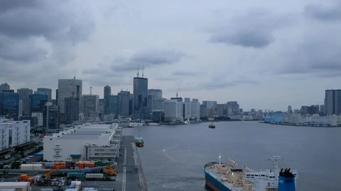 Tokyo Cityscape At Dusk Stock Footage 110820675