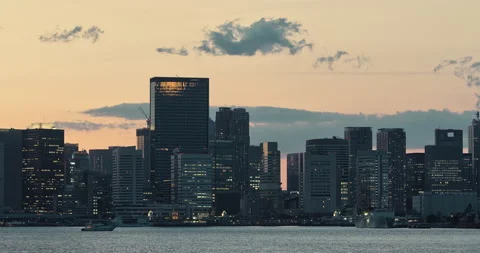 Tokyo cityscape Stock Footage 130796778