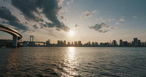 Tokyo cityscape  Stock Footage 130838615