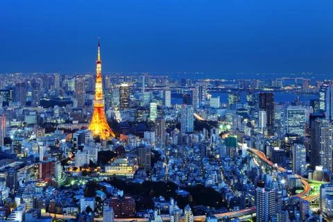 Tokyo cityscape Stock Photos