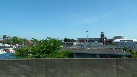 Tokyo cityscape seen from the train window Stock Footage 240807609