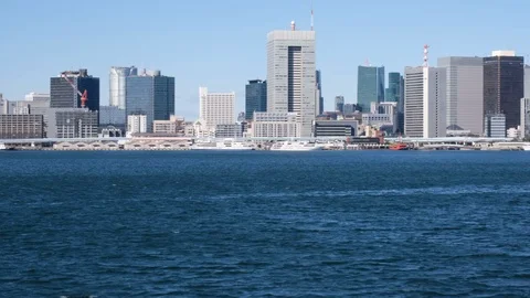Tokyo Cityscape Skyline Stock Footage 100452430