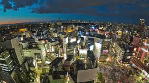 Tokyo Cityscape Time Lapse Stock Footage 32141003