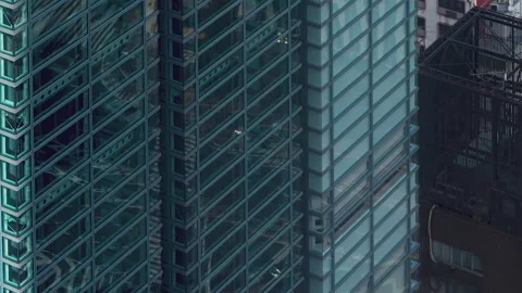Tokyo Cityscape Time-lapse skyscraper reflections Stock Footage 344835404