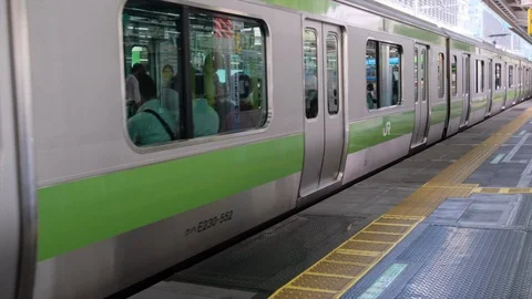 Tokyo Commuter Train Stock-Footage 94434056