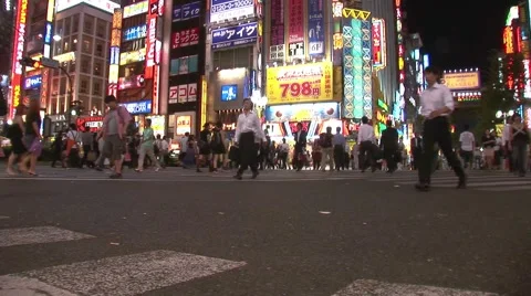 Tokyo Crossing 库存影片 1068703