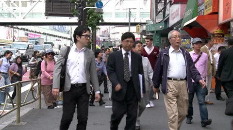 Tokyo crossing Stock-Footage 30895444