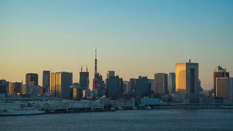 Tokyo at dark night Stock Footage 81887708