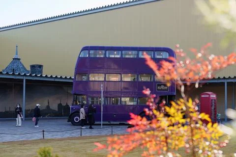 Tokyo - Dec 01 2025: Warner Bros. Studio make a new tour about the movie of Stock Photos