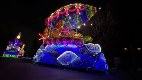 Tokyo Disney Electrical Parade Stock Footage 242396196