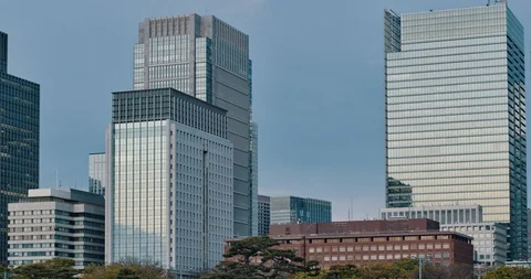 Tokyo in the dusk Stock Footage 129178770