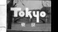 Tokyo Film Title Vintage Old Vacation Travel Advert Graphic Leader Movie Retro HD Footage