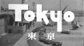 Tokyo Film Title Vintage Old Vacation Travel Advert Graphic Leader Movie Retro HD Footage