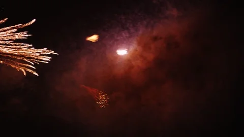 Tokyo Fireworks Display Video stock 110924374