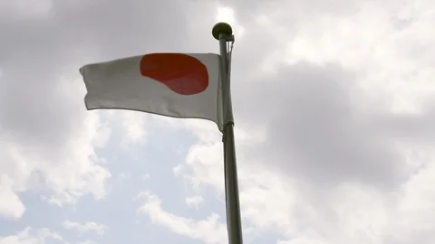 TOKYO FLAG BLOWING Video stock 94677298