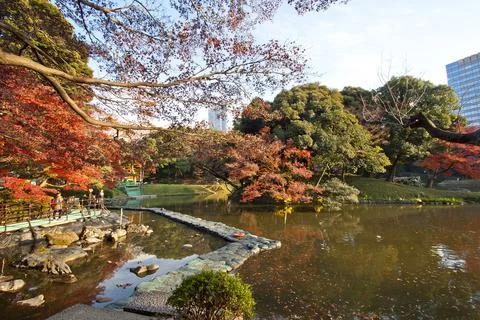 Tokyo Garden Stock Photos