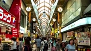Tokyo - Hyperlapse Of Crowded Nakano Sunmall Covered Shopping Street. 4K Stock Footage