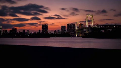 Tokyo Hyperlapse Stock Footage 135760402