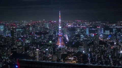 Tokyo Hyperlapse 스톡 동영상 135813542