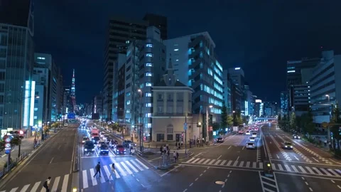 Tokyo Hyperlapse 스톡 동영상 135813619