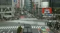 Tokyo Icon Japan City Busy Street Crowded Road Pedestrians People Walk Timelapse HD Footage