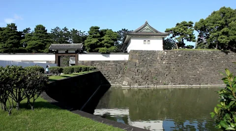 Tokyo Imperial Palace (1) Stock Footage 32106089